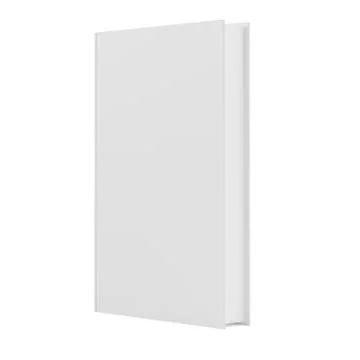 Blank vertical book cover template Illustrazione stock