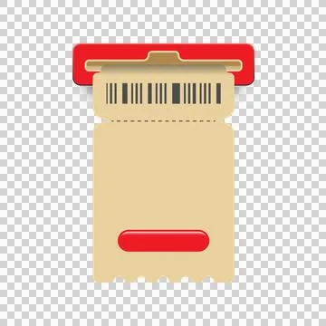 Blank voucher and coupon template promotion isolated Stock Illustration