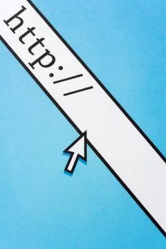 Blank Web Address 스톡 사진