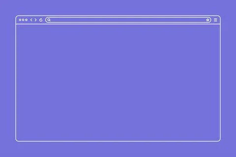 Blank web browser, internet page window with toolbar and search field. Modern Stock Illustration