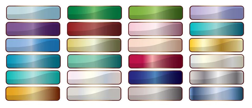 Blank Web Buttons Stock Illustration