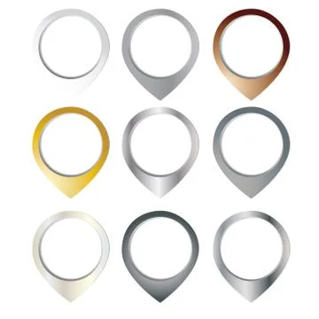 Blank Web Buttons for Website or App Stock Illustration