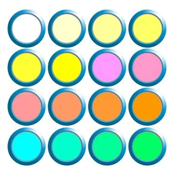 Blank Web Buttons for Website or App Stock Illustration