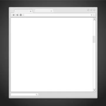 Blank web page Stock-Illustration