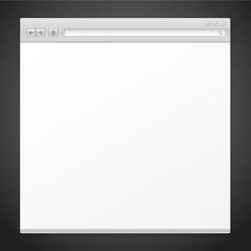 Blank web page Stock Illustration