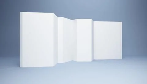 Blank white banner Stock Illustration