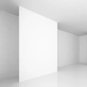 Blank white board Stock Illustration