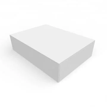 Blank white box of matches Stock Illustration
