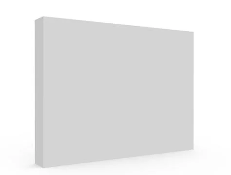Blank white box model Stock Illustration
