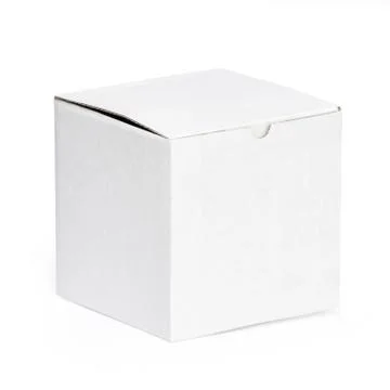 Blank white box Stock Photos