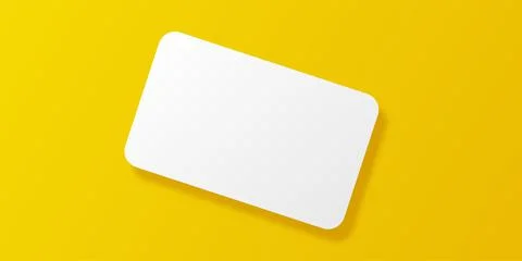 Blank white card Stock Illustration
