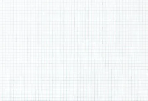 Blank white checkered paper background with light blue grid lines and clean c Stock Photos