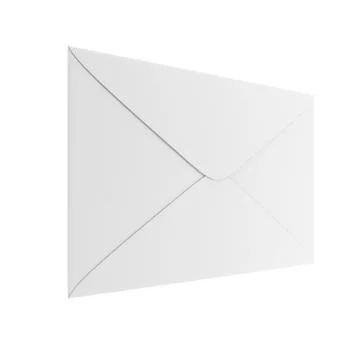 Blank white envelope 스톡 일러스트