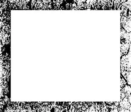 Blank white frames with grunge texture designs on them, vintage photo frame 스톡 일러스트