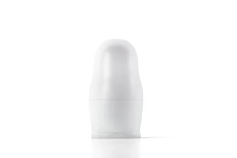 Blank white nesting doll mock up, russian matryoshka, 스톡 일러스트