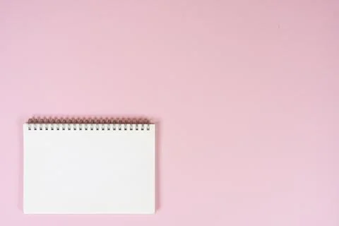 A blank white notepad Stock Photos