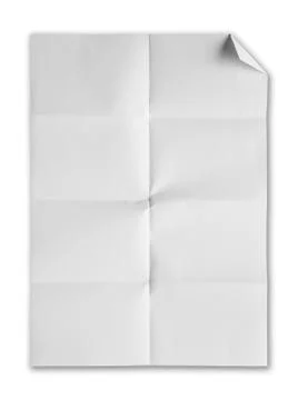 Blank white paper Stock Illustration