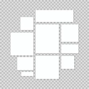 Blank white paper Stock Illustration