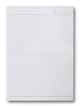 Blank white paper Stock Photos