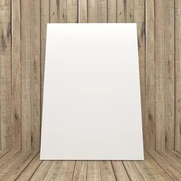 Blank white paper Stock Photos