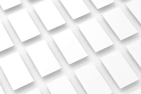 Blank white rectangles field for web site design mockup, clipping path Illustrazione stock