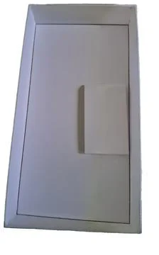 Blank White Rectangular Product Packaging Box 스톡 사진