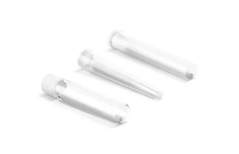 Blank white weed joint plastic tube mockup, different types, isolated Illustrazione stock