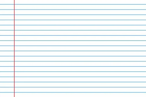 Blank white worksheet notebook and back to school Stock Illustration