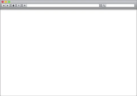 Blank window of internet browser Stock Illustration