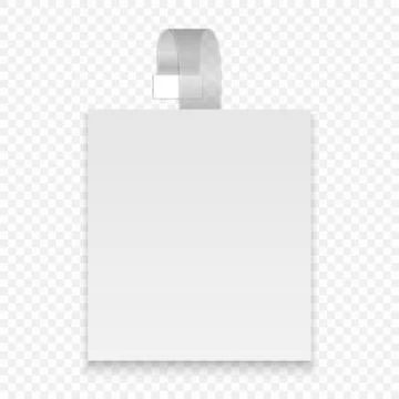 Blank wobbler Stock-Illustration