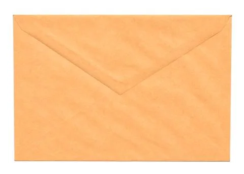 Blank yellow envelope Stock Photos