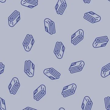 Blanket bedroom interior line vector seamless pattern Ilustración de archivo