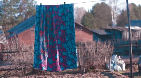 Blanket dries Stock Footage 37752450