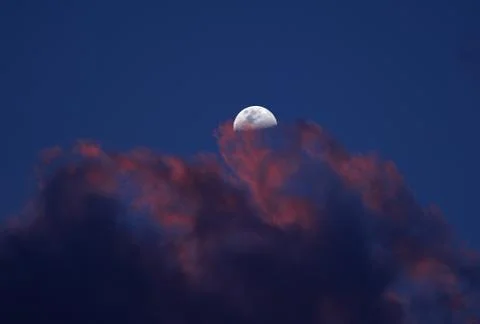 A blanket for the moon. Stock Photos
