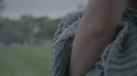 Blanket in the park Stock Footage 61960432