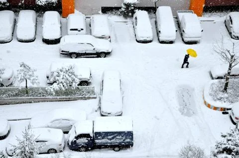 Blanket of snow Stock Photos