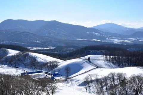 Blanket of snow Stock Photos