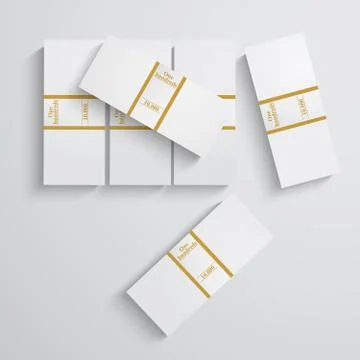 Blanks a bundle of money Ilustración de archivo