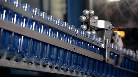 Blanks for plastic bottles Stock Footage 63217484