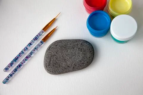 Blanks ,stone gray for the pattern Stock Photos