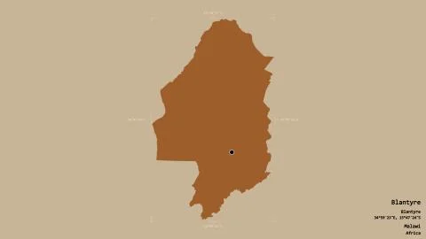Blantyre - Malawi. Bounding box. Pattern Stock Illustration