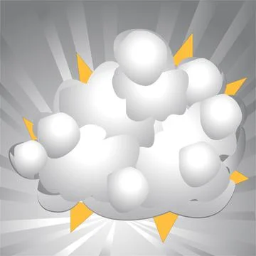 Blast and Explosion Graphics Vector Illustration Background Stock Illustration