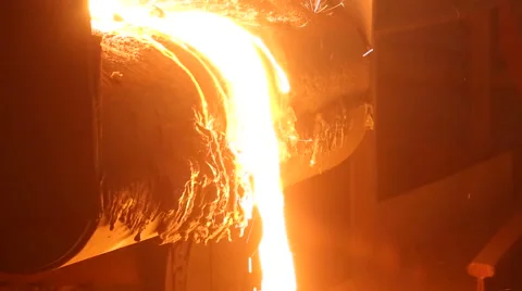 Blast furnace Stock Footage 46332229