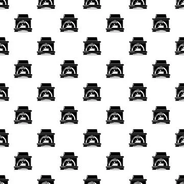 Blast furnace pattern seamless Stock Illustration
