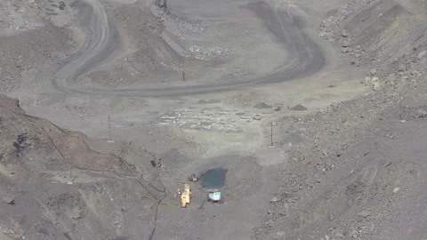 Blast in quarry Stock Footage 86628910