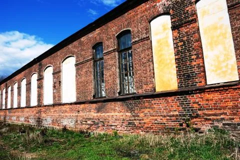 Blasted house Stock Photos