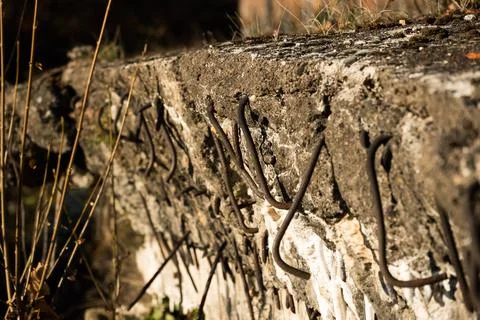 Blasted Neckar Enz position Stock Photos