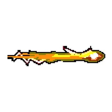 Blaster energy shot projecting speed effect Illustrazione stock