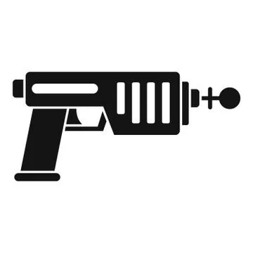 Blaster icon, simple style 스톡 일러스트