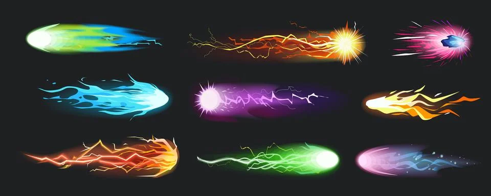 Blasters Laser Effect Stock Illustration